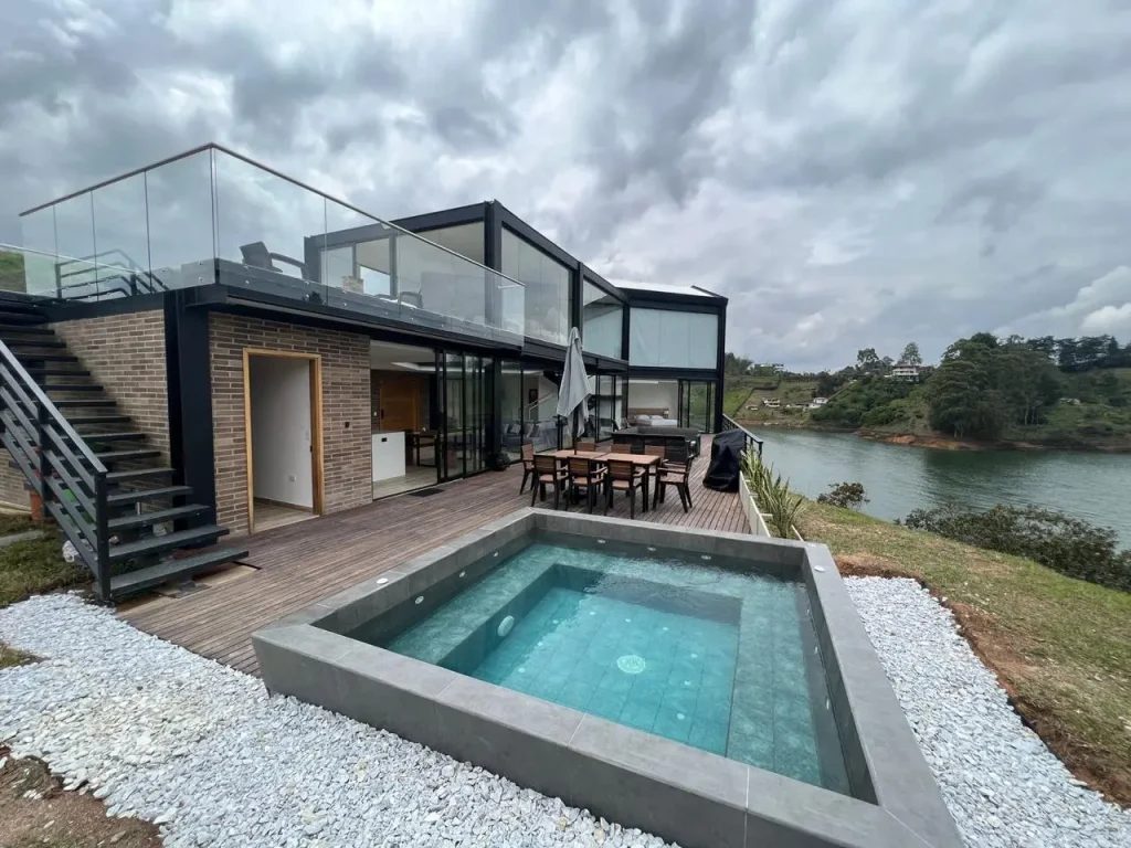 Farm 2 Blue Medellín: luxury countryside villa with stunning views, private pool, and modern amenities for the ultimate Colombian getaway