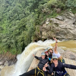 Salto del Buey Waterfall Adventure | Zip Line & Via Ferrata near Medellín