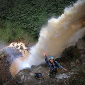 Salto del Buey Waterfall Adventure | Zip Line & Via Ferrata near Medellín